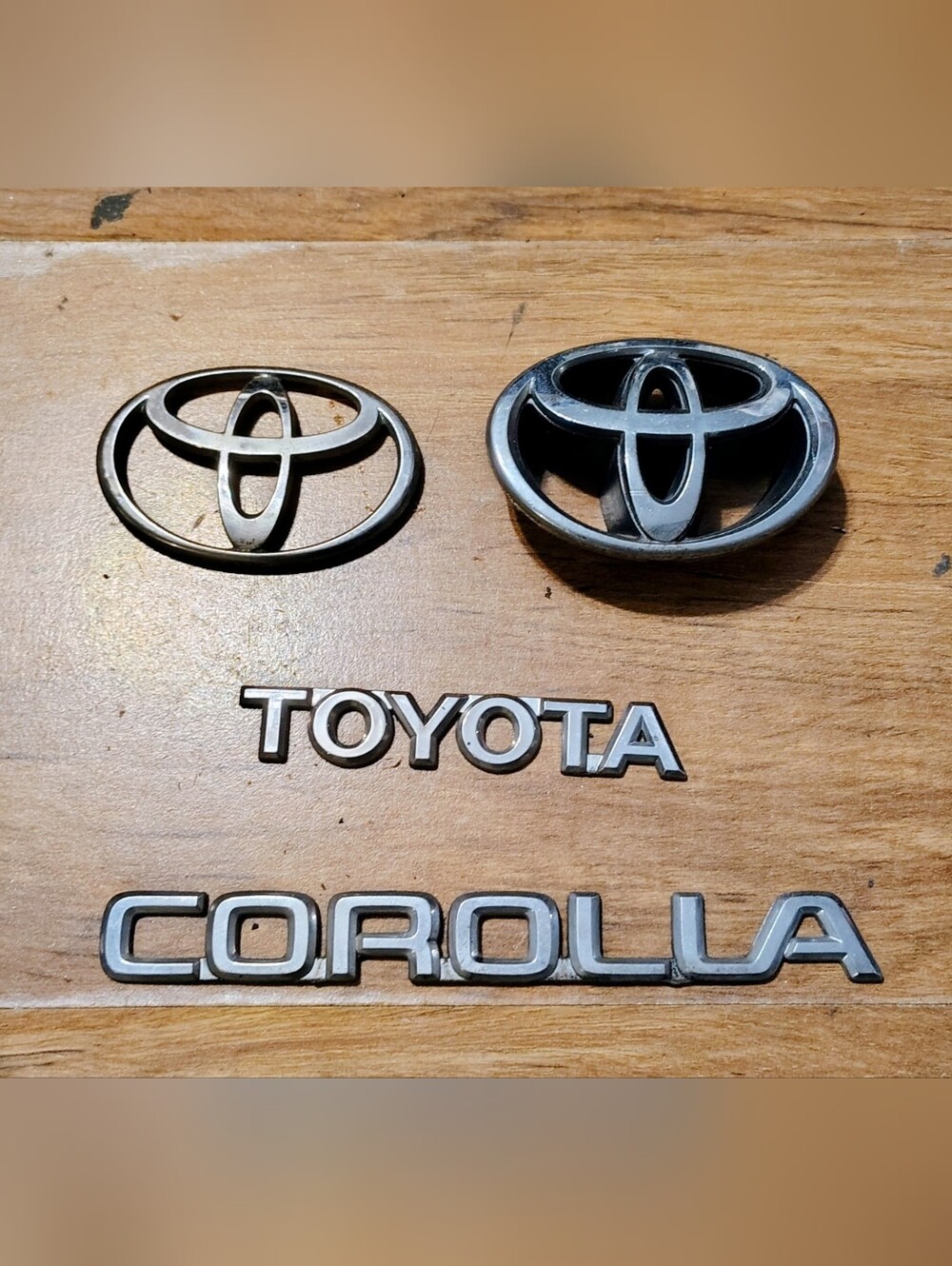 1993 Toyota Corolla Wagon OEM Emblems Complete Front And Rear Emblems. 1993-1997